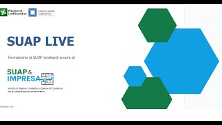 SUAP LIVE - 29 gennaio 2026