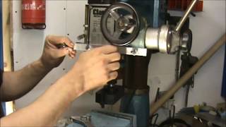 Homemade milling machine guard  made in the home shop safe milling operations