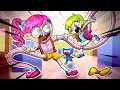 [Animation] The Girl who became Mommy Long Legs! - Huggy Wuggy Animation | SLIME CAT