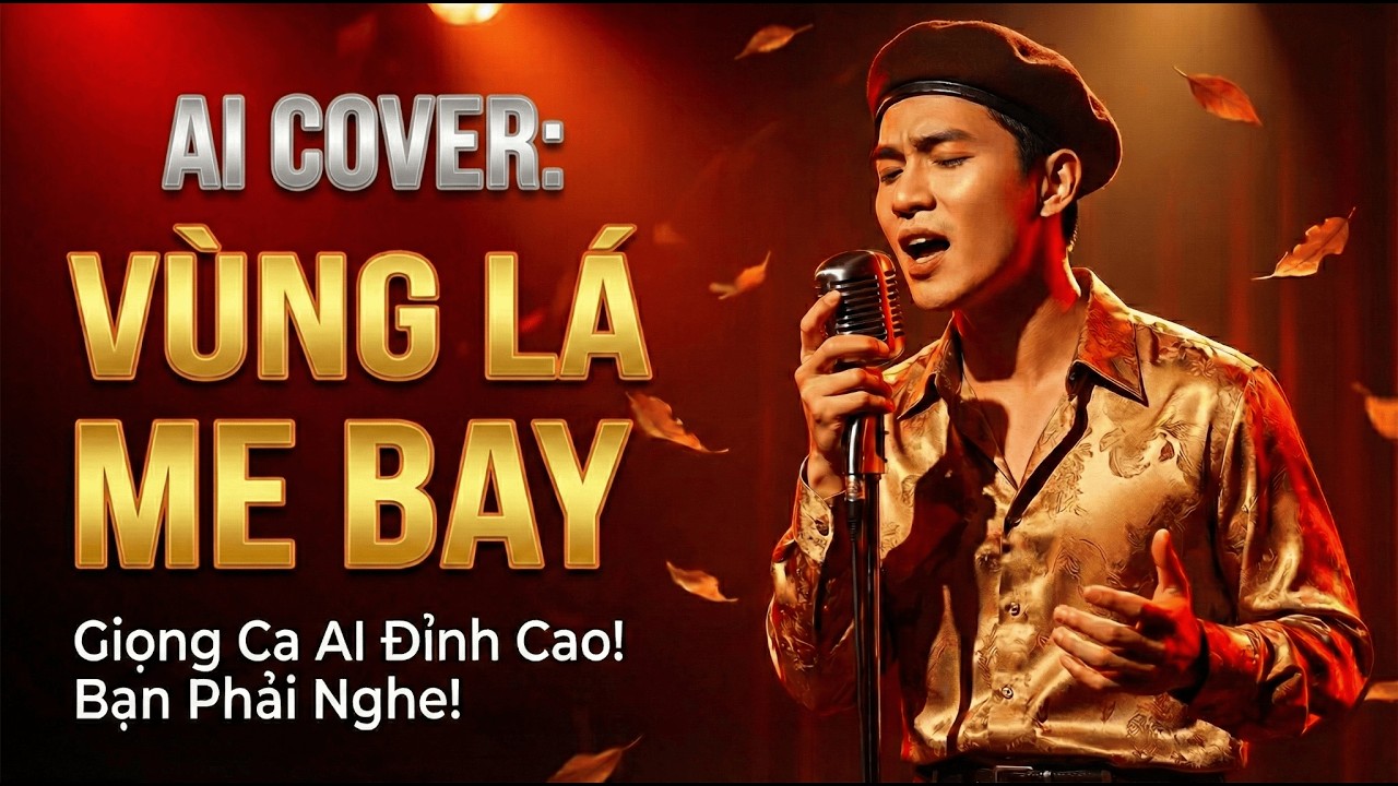 Quá Tuyệt!!! VÙNG LÁ ME BAY(Anh Việt Thanh) - AI Cover SIÊU ĐỈNH! #TRAMNHACKYUC-R