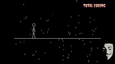 walking man in rain in computer graphics//c++ for beginners//#totalcoding #coding #graphics