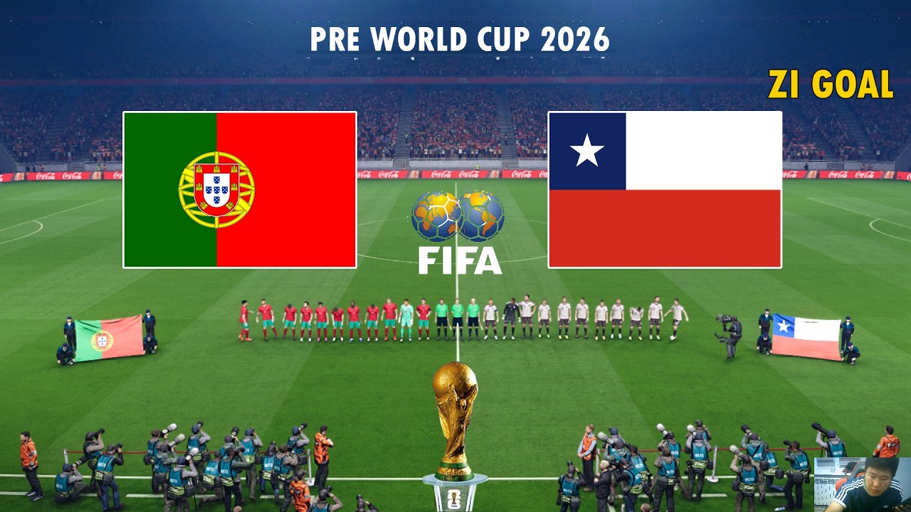 PORTUGAL vs CHILE - PRE FIFA World Cup 2026 - Full Match Simulation  & Prediction eFootball PES
