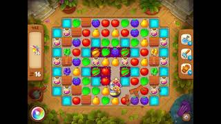 GardenScapes Level 402 no boosters (18 moves)