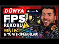 Yeni Canavar Bilgisayar ve Tüm Oyuncu Ekipmanlarım - Dünya FPS Rekoru ! UNLOST