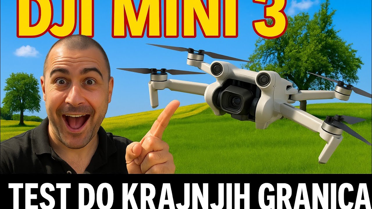 DJI Mini 3 na granici mogućnosti! Visina, daljina i test snage!