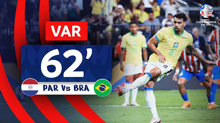 CONMEBOL Copa América | Revisión VAR - Mano - Penal | PARAGUAY - BRASIL | Minuto 62