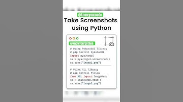 How to take screenshots using python #python #screenshots #pyautogui