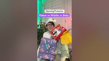 Opening🎁Presents: Younger vs Middle vs Older #TheManniiShow.com/series iB​⁠​⁠@VirziTriplets