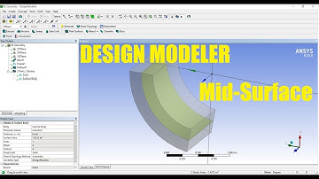 ✅ ANSYS Design Modeler - Mid-Surface - Basic Tutorial 19