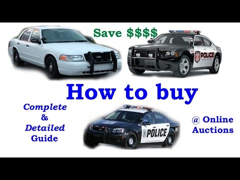 Buying Police Auction Cars Crown Vic Charger Caprice Tahoe Taurus Explorer