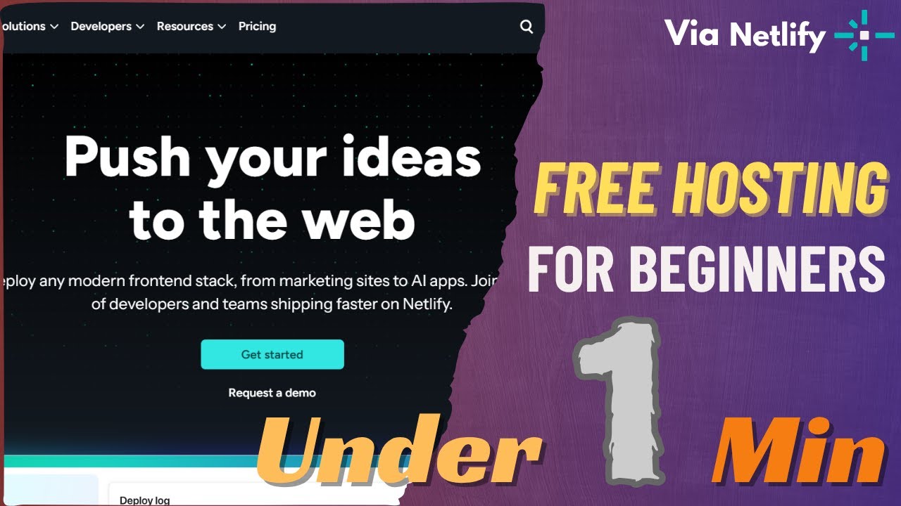 🚀 Host Your Static Website for FREE on Netlify | Step-by-Step Tutorial ...
