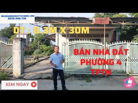 Video Bán Nhà Đất Phường 4 Trung Tâm Thành Phố Tây Ninh Mua... - youtube