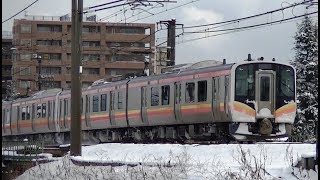 E129系A13+B15編成信越本線上り普通434M 内野→新潟→長岡