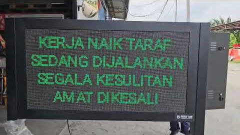 Solar Variable Message Sign (VMS)