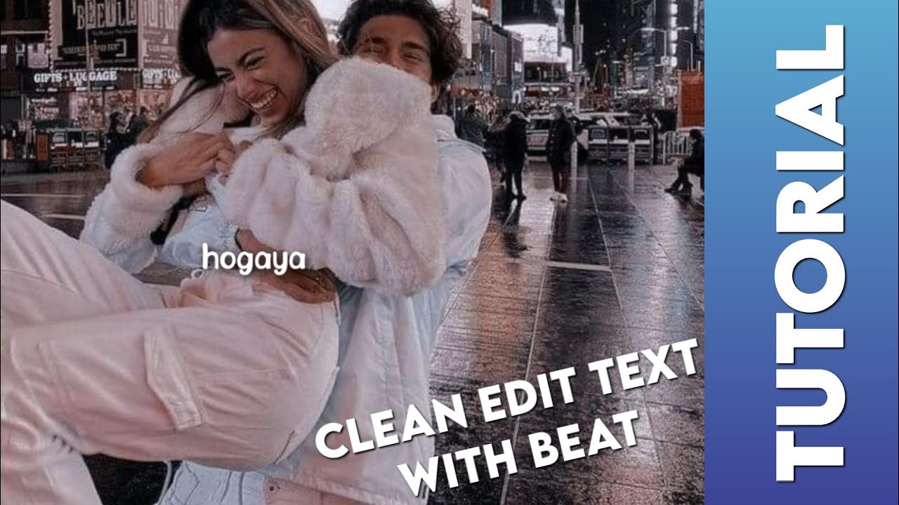 Clean Edit Tutorial Alight Motion | Text Transform | Beat Tutorial ...