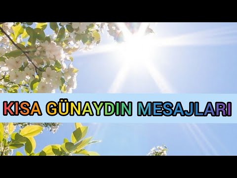 EN EN KISA EN YENİ GÜNAYDIN MESAJI☀️EN KISA MUTLU SABAHLAR☀️İYİ GÜNLER MESAJI ANLAMLI GÜZEL SÖZLER☀️