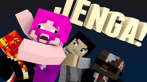 Minecraft Minigame - Jenga! Ft. Gizzy14Gazza, TheCampingRusher, and TBNRfrags