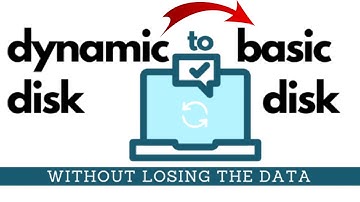 Convert Dynamic Disk to Basic Disk Without Losing Data