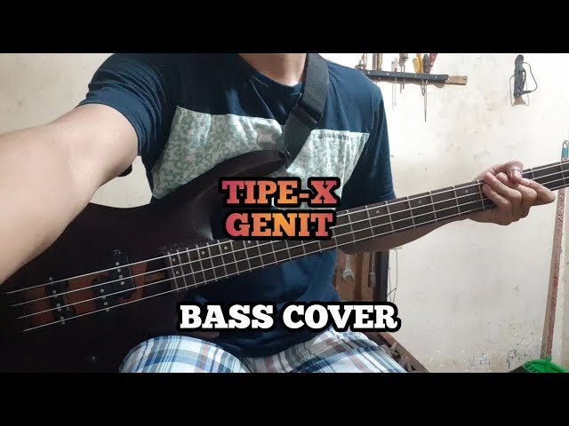 Bass COVER || GENIT - TIPE-X (bassist pemula) class=