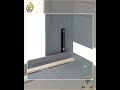 NEW Queen Size Gray Murphy Bed Wall Bed with Top Shelves &amp; USB - Space Saving Solution