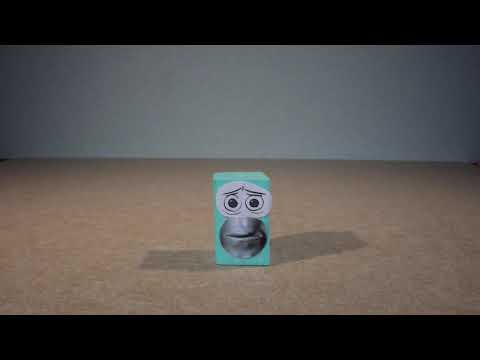 First lipsync test - Stop-Motion character animation