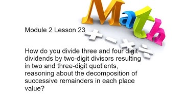Module 2 lesson 23