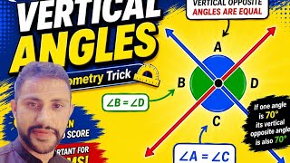 Vertical Angles Explained | Easy Math Trick for Students 📐
