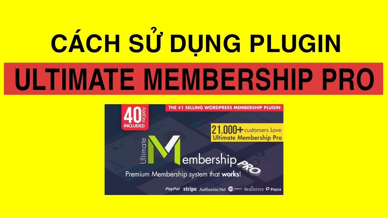 Hướng Dẫn Sử Dụng Plugin Wordpress Ultimate Membership Pro tạo trang ...