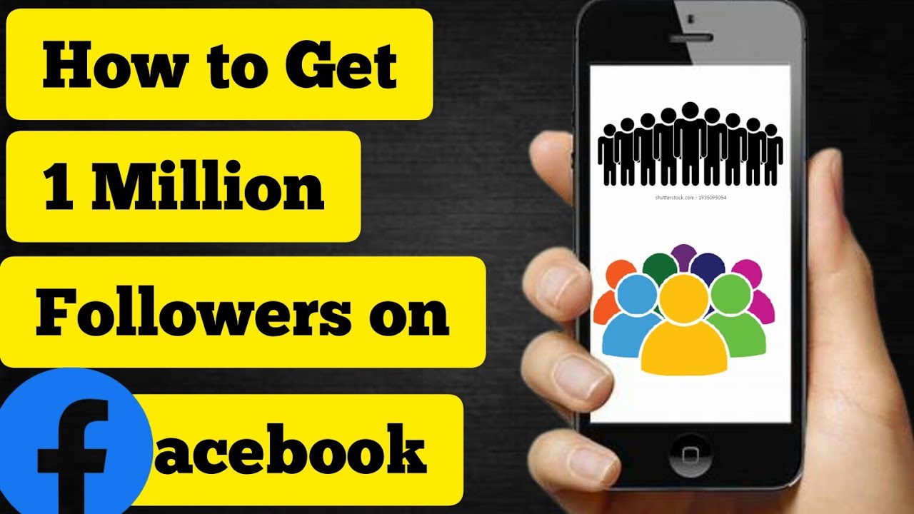 How to get 1 Million Followers on Facebook in just minutes || Facebook ...