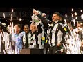 CRAZY SCENES! 🏆 Newcastle United's players TAKE THE STAGE for Carabao Cup celebrations