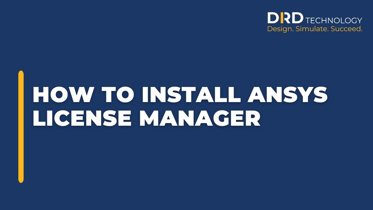 How to Install Ansys License Manager - YouTube