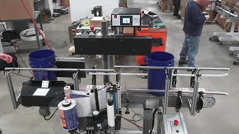 Tapered Wrap Series Labeler | 5 Gallon Buckets