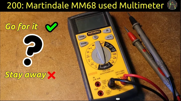 200 - A Martindale MM68 used multimeter - Go for it or stay away ??? (re-uploaded)