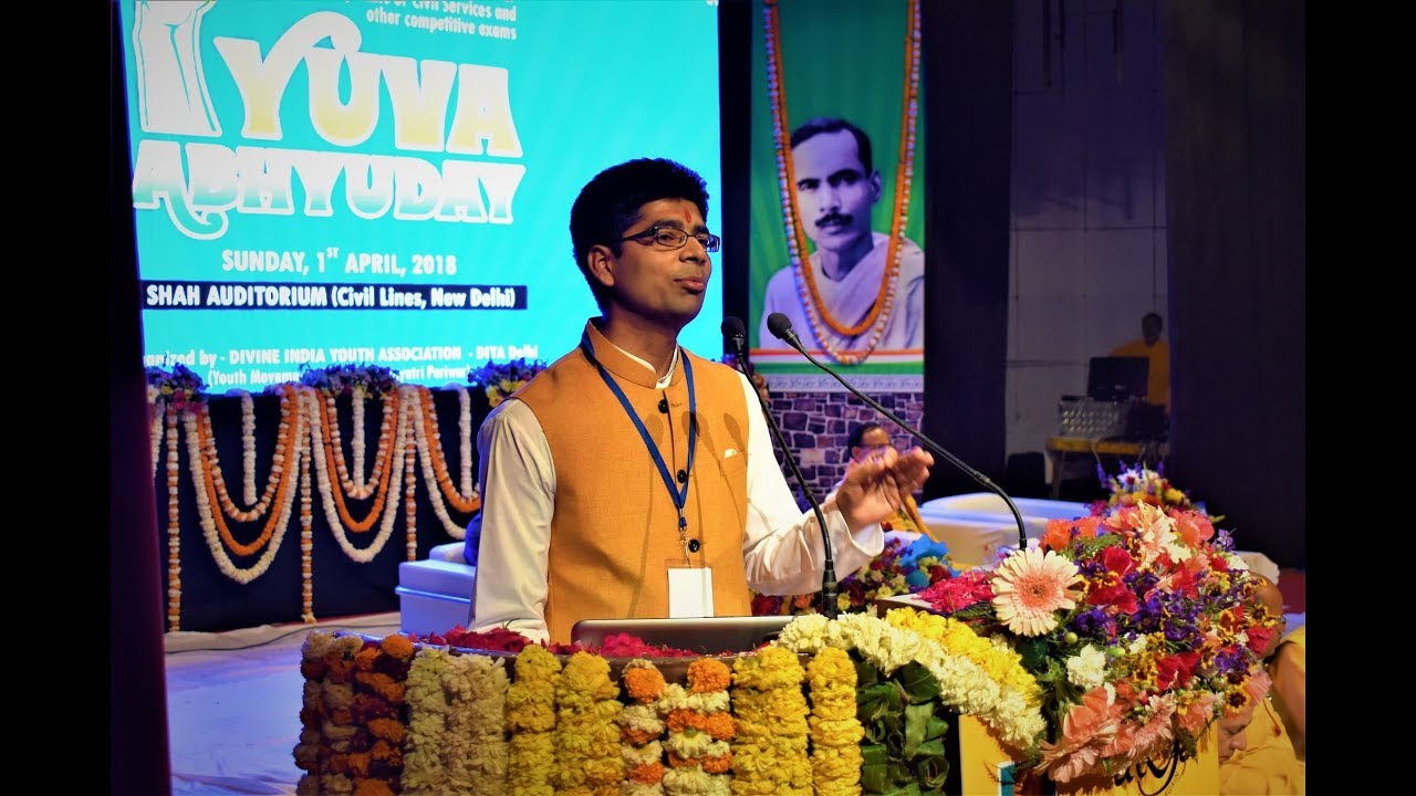 "Yuva Abhyuday" - Welcome address and speech by Manish Kumar (DIYA DELHI)
