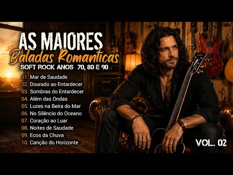 ❤️ As Melhores Canções Românticas | Soft Rock Anos 70,80,90 | As Maiores Românticas Vol. 02