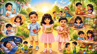 Good Habits Song for Kids | Healthy Habits Nursery Rhyme | Antor Smart Kids