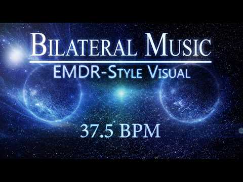 Deep Relaxation & Anxiety Relief Bilateral Music 🎧 EMDR-Style Visual | A Drop In Time