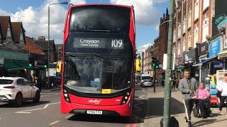 *Thrash* Short Journey On The 109 I Norbury - Thornton Heath Pond I Enviro 400 Hybrid MMC Abellio