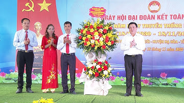 Đồng chí Nguyễn Xuân Thắng dự Ngày hội Đại đoàn kết tại huyện Hạ Hòa