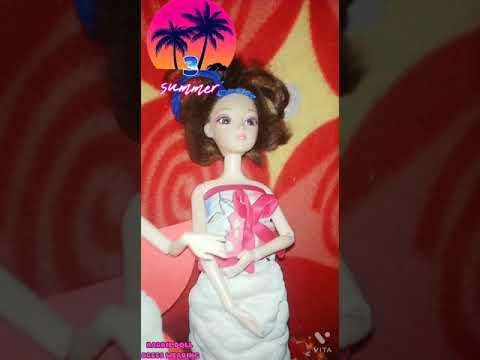 Barbie doll dress wearing let's see how many dress ❓