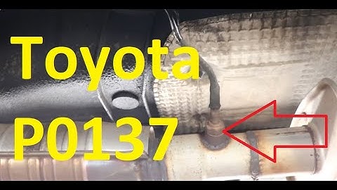 Causes and Fixes Toyota P0137 Code: O2 Sensor Circuit Low Voltage (Bank 1 Sensor 2)