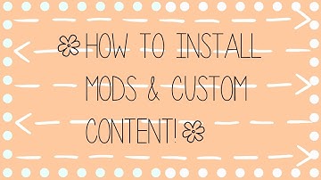 How to install Sims 3 Mods & Custom Content