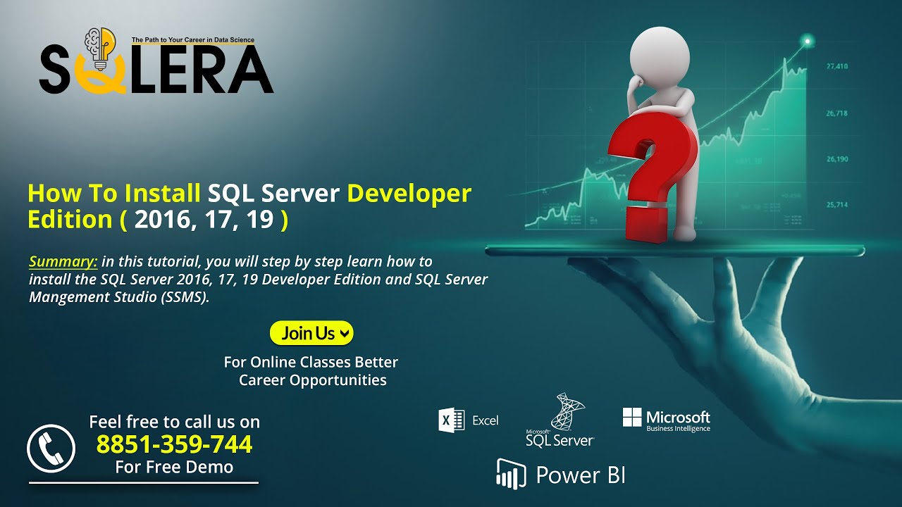 How To Install SQL Server Developer Edition 2014, 2016,17,19 - YouTube