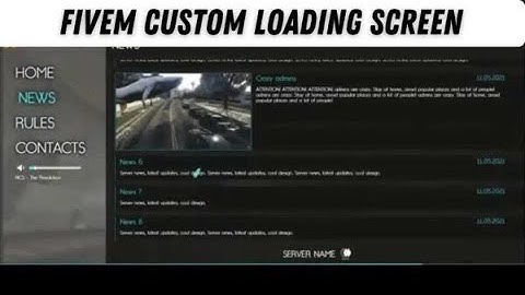 [ ESX ] Fivem Custom Loading Screen - Fivem Shop - FiveM ESX Scripts | Fivem Scripts