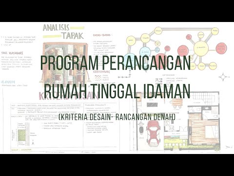 Program Perancangan Rumah Tinggal Idaman ( Kriteria Desain  -  Rancangan Denah)