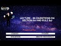 Lecture  86 questions on section 60 and rule 84
