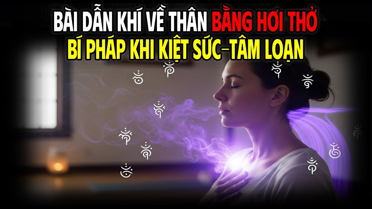 Bài Dẫn Khí Về Thân Nhờ Hơi Thở Đan Điền – Bí Pháp Khi Kiệt Sức, Tâm Loạn | Tuổi Già 100 năm