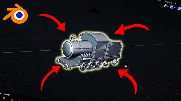 🚂 "Blender Tutorial: Modeling a Hyper-Realistic Train! 🌟"