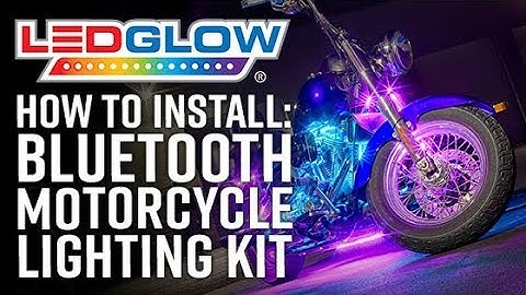 LEDGlow | How to Install An Advanced Million Color LED Bluetooth Motorcycle Lighting Kit