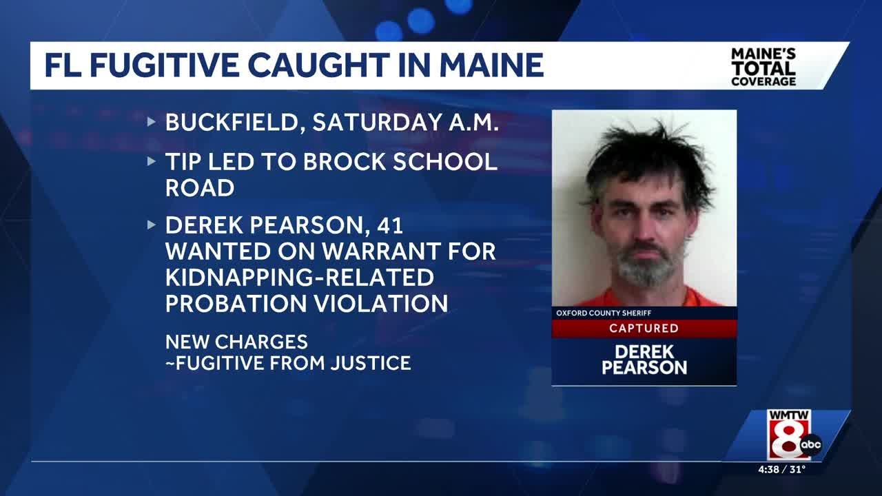 Fugitive wanted on charge related to Florida kidnapping, death threat, arrested in Maine